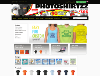 photoshirtzz.com screenshot