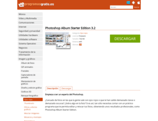 photoshop-album-starter-edition.programasgratis.es screenshot
