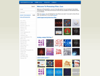 photoshopfiles.com screenshot