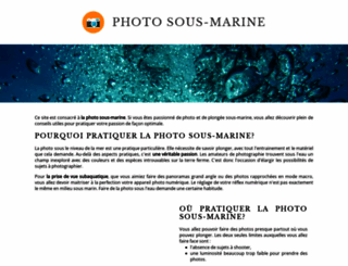 photosous-marine.com screenshot