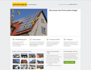 photovoltaik-anlage.info screenshot