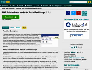 php-adminpanel-website-administration-control-panel-script.soft112.com screenshot