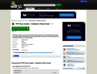 php-easy-installer-installation-wizard-script.soft32.com screenshot