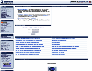 php-editors.com screenshot