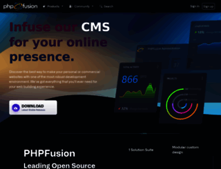 php-fusion.co.uk screenshot