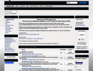 php-fusion.org screenshot