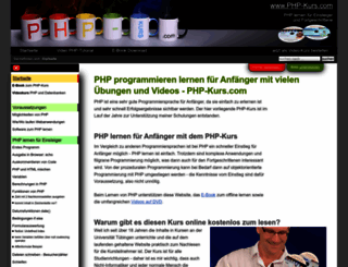 php-kurs.com screenshot