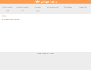 php-online-tools.com screenshot