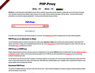 php-proxy.com screenshot