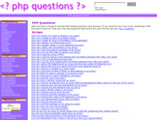 php-questions.com screenshot