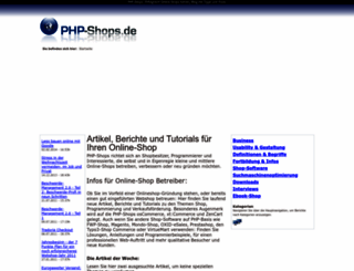 php-shops.de screenshot