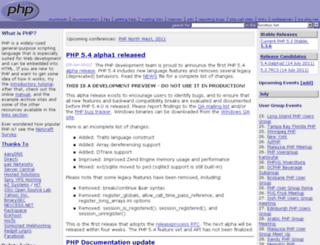 php.chinaunix.net screenshot