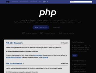 php.net screenshot