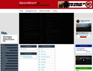 php.openstart.nl screenshot