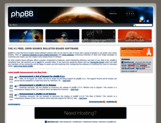 phpbb.com screenshot