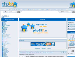 phpbb2.de screenshot