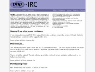 phpbots.org screenshot