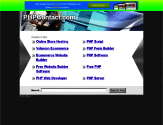 phpcontact.com screenshot