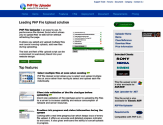 phpfileuploader.com screenshot