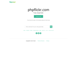 phpflickr.com screenshot
