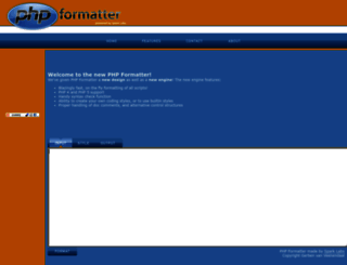 phpformatter.com screenshot