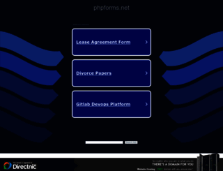phpforms.net screenshot