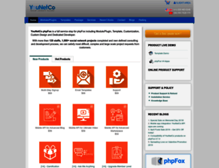 phpfox.younetco.com screenshot