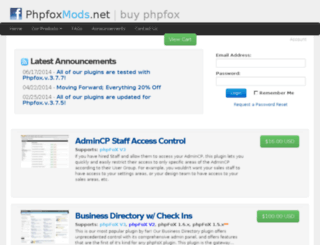 phpfoxmods.net screenshot