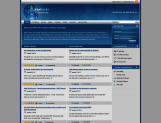 phpfreaks.com screenshot