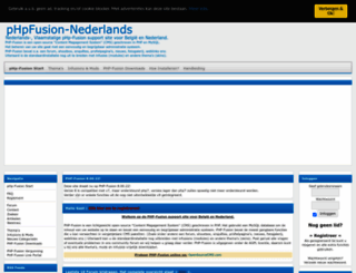 phpfusion-nederlands.info screenshot