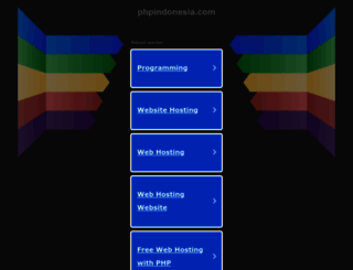 phpindonesia.com screenshot