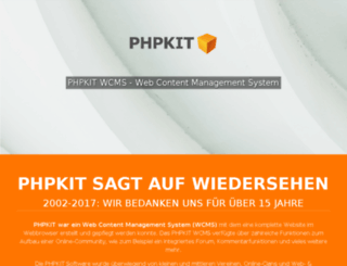 phpkit-demo.com screenshot