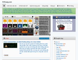 phplang.com screenshot