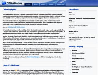 phplinkdirectory.com screenshot