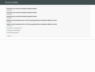 phplist.cosmodata.eu screenshot