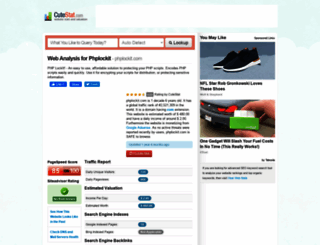 phplockit.com.cutestat.com screenshot