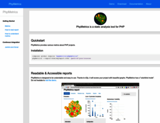 phpmetrics.org screenshot