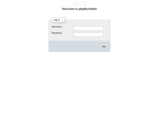 phpmyadmin.espressowebdesign.net screenshot