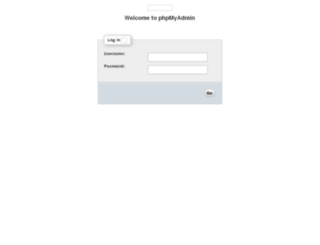 phpmyadmin.loftgroup.com.au screenshot