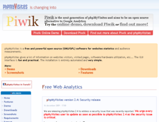 phpmyvisites.us screenshot