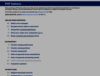 phpsadness.com screenshot
