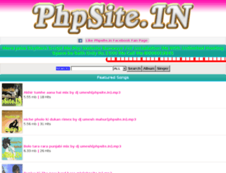 phpsite.in screenshot