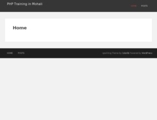 phptrainingmohali.com screenshot