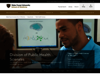 phs.wakehealth.edu screenshot