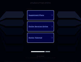 phubacsinhair.online screenshot