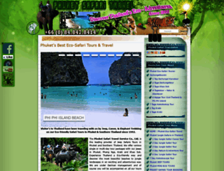 phuket-safari-travel.com screenshot
