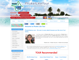 phuketliketour.com screenshot