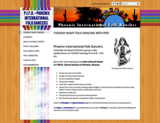phxfolkdancers.org screenshot