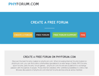 phyforum.com screenshot