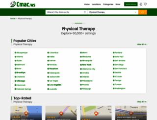 physical-therapists.cmac.ws screenshot